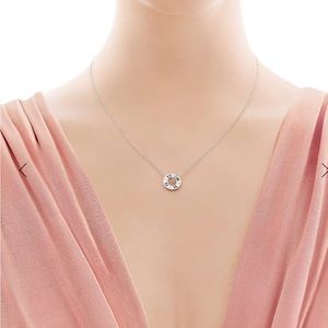 Tiffany and Co. 18k White Gold Studded